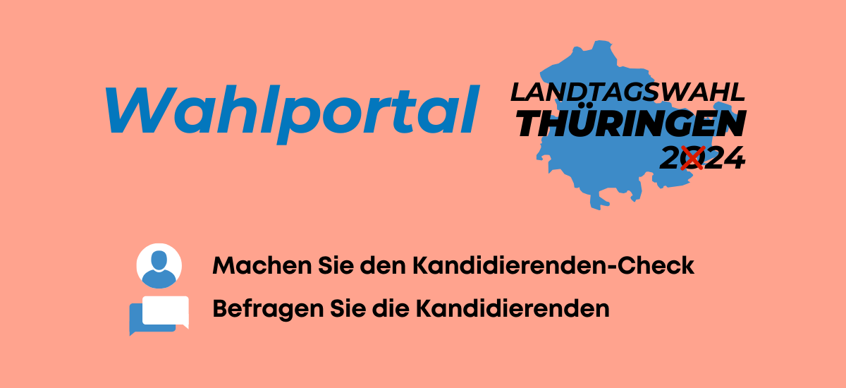 Wahlportal Teaserbild Thüringen 2024