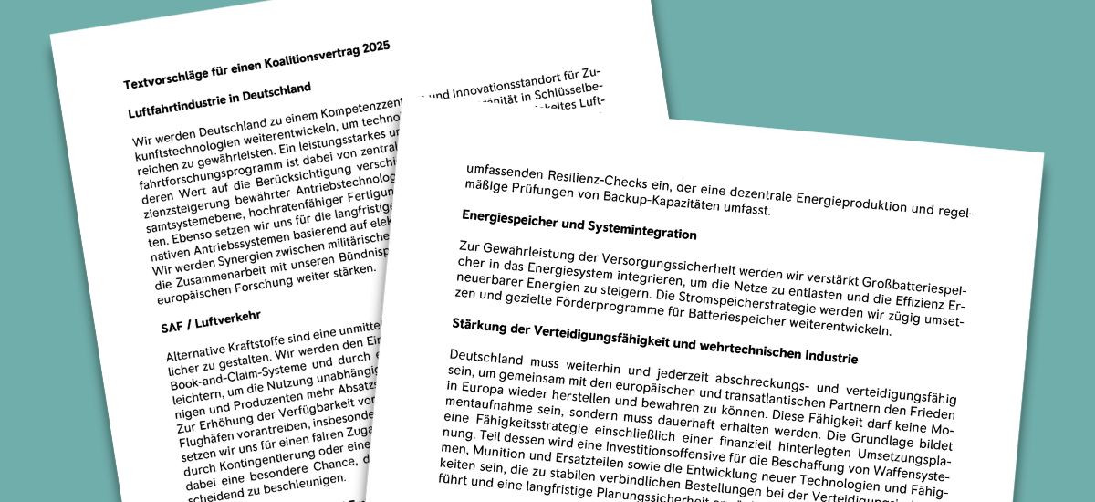 Formulierungshilfe von Rolls-Royce für die Koalitionsverhandlungen