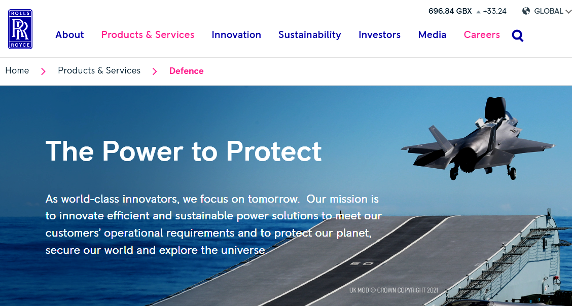 Rolls-Royce-Website