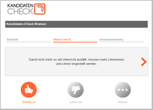 Screenshot Kandidaten-Check