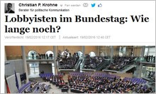 Ausriss Lobbyisten-Blog