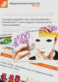 Screenshots Transparenzaktionen