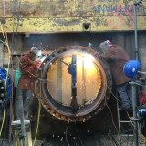bei der Arbeit