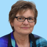 Auf dem Foto ist die parteifreie Kandidatin zu sehen