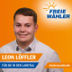 Werbebild für den Kandidaten Leon Löffler