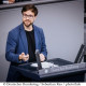Johannes Wagner am Redepult im Bundestag