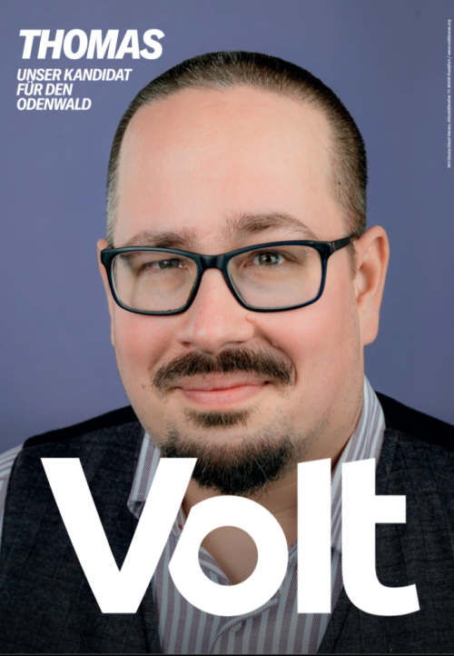 Wahlplakat Volt