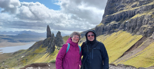 Urlaub in Schottland mit Ehefrau Brigitte