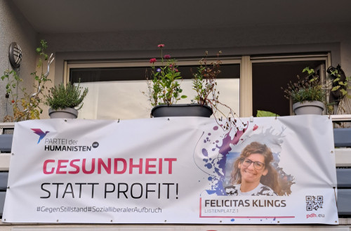 Wahlkampfbanner