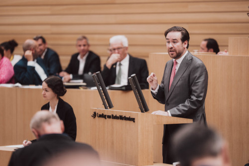 Rede im Landtag von Baden-Württemberg