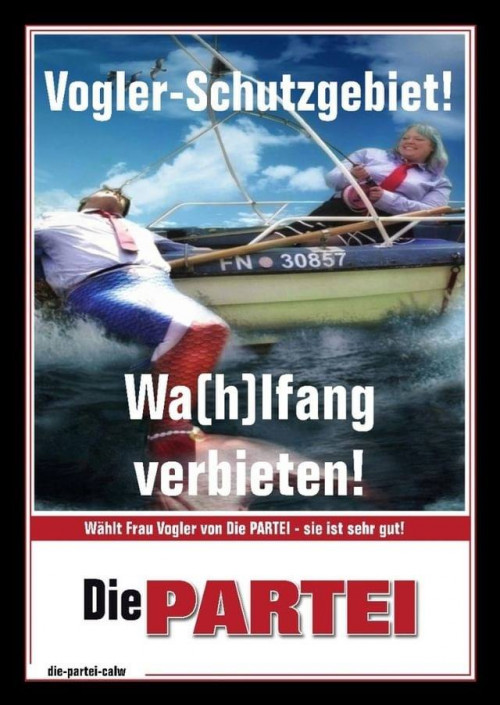 Wä(h)lt Die PARTEI sie ist ist sehr Wa(h)l!