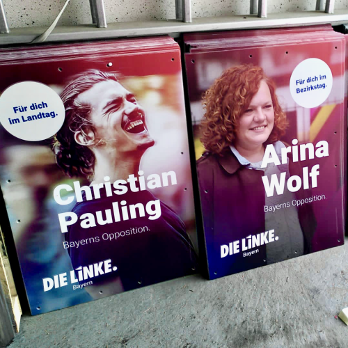 Unsere Wahlplakate zur Landtagswahl 2023 in Bayern
