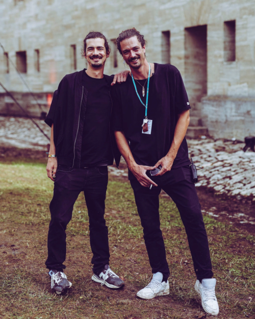 Beim Taktraumfestival in Ingolstadt mit meinem Bruder im Geiste Philip Schmidt