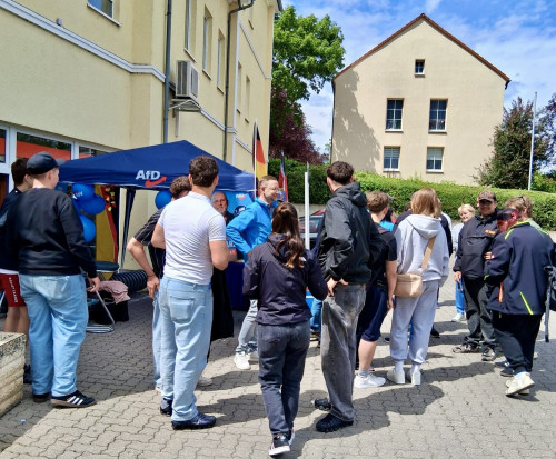 Wahlkampfstand