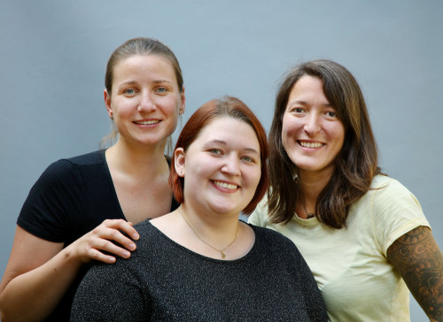 Mit den Landtagskandidatinnen Emma Weber (Wahlkreis Eppingen) und Jasmin Ellsässer (Wahlkreis Neckarsulm)