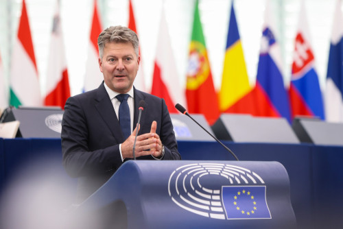 Andreas Schwab spricht im Plenum zur Binnenmarktpolitik