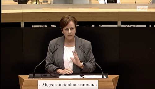 Plenarrede im Abgeordnetenhaus