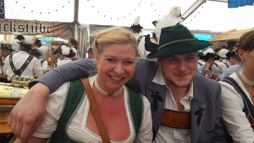 Auf dem Gaufest der Oberländer Trachtenvereinigung