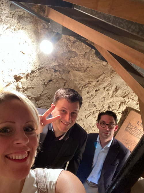 Zu Besuch in Allendorf, genauer im Stadtturm.