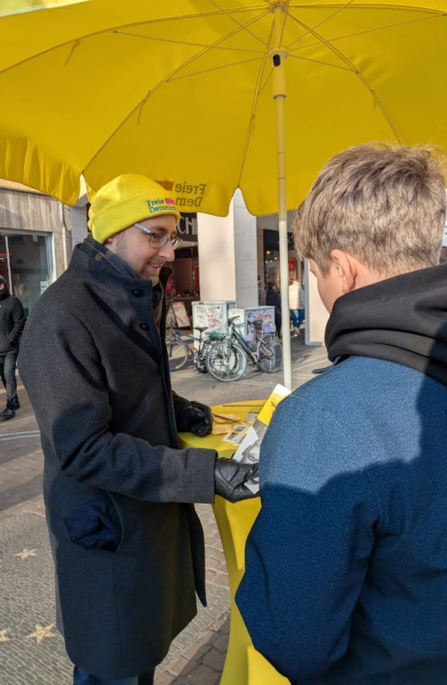 Ein Tag am Infostand