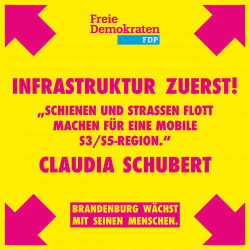 Infrastruktur zuerst