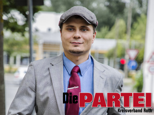 Die PARTEI, Patrick Volkert, Bezirkstag, Landtag, Mittelfranken, Wahl, Landtagswahl, Bezirkswahl, Nürnberg, Fürth, Roth, Rainer