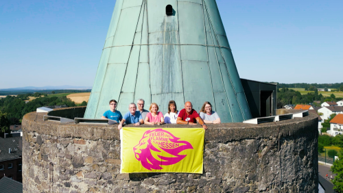 Mit dem FDP Orstverband in Grünberg auf dem Diebsturm