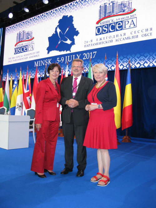 OSZE-Jahrestagung in Minsk mit SPD-Kolleg*innen