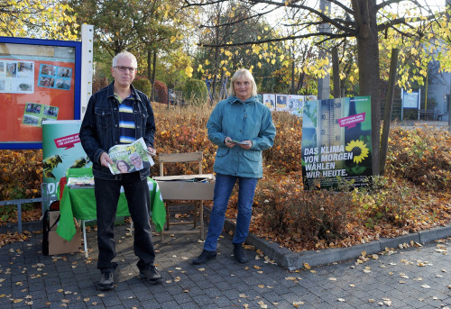 Straßenwahlkampf in Niedenstein