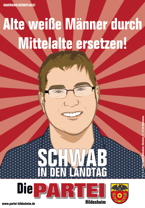 Alte weiße Männer durch Mittelalte ersetzen!