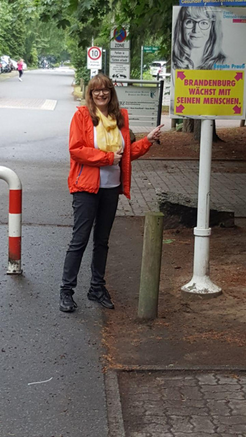 Wahlplakate aufhängen zum zweiten Eigenes Wahlplakat