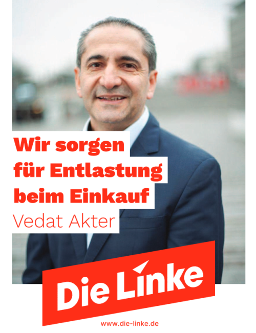Plakatposter_Vedat Akter_Direktkandidat für Köln-Mülheim und Leverkusen