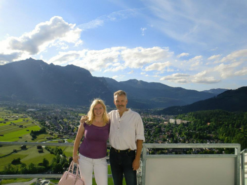 Sprungschanzenführung in Partenkirchen mit Anda Grasegger