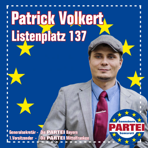 EU Wahl Patrick Volkert Die PARTEI