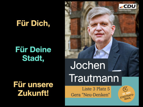 Wahl zum Stadtrat Gera