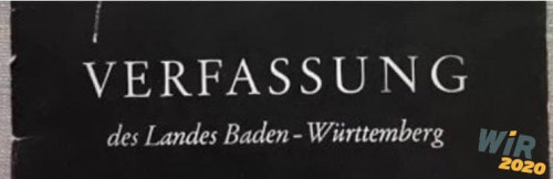 WiR2020 - Verfassung des Landes Baden-Württemberg