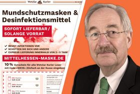 CDU-Abgeordneter Irmer, Masken-Anzeige CDU-Abgeordneter Irmer, Masken-Anzeige