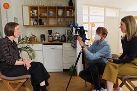 Dreharbeiten im abgeordnetenwatch.de-Büro Dreharbeiten im abgeordnetenwatch.de-Büro