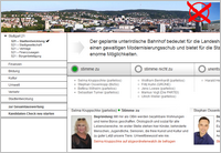 Screenshot Kandidatencheck