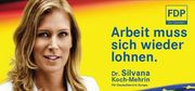 Koch-Mehrin Wahlplakat