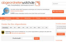 Screenshot abgeordnetenwatch