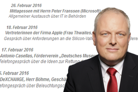 Screenshot Lobbykalender Ulrich Kelber (SPD)