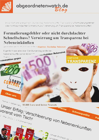 Screenshots Transparenzaktionen